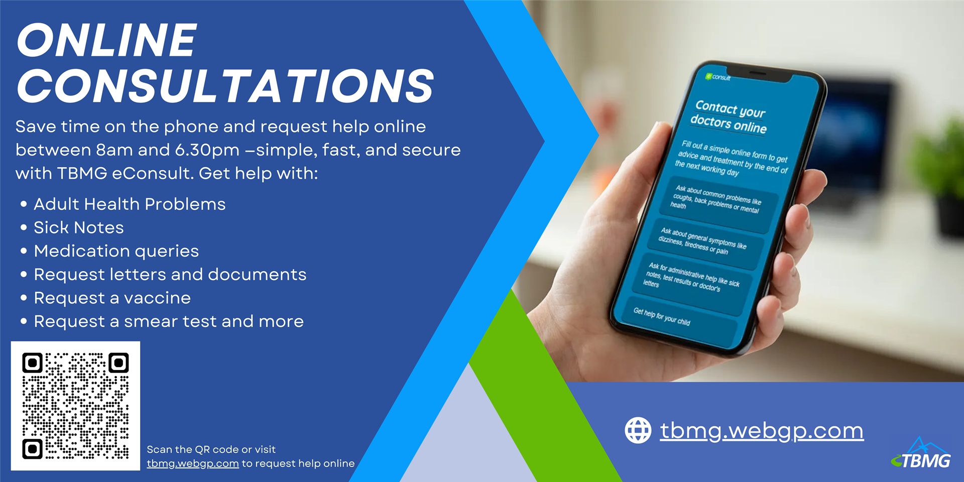 TBMG Online Consultations